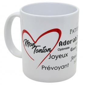 Mug cadeau je t'aime tonton