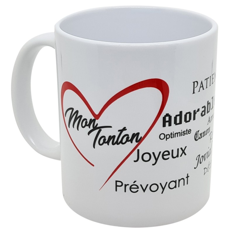 Mug cadeau je t'aime tonton