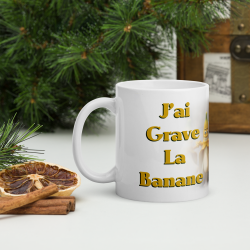 Mug humoristique j'ai grave la banane