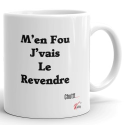 Offrir un cadeau à la con, un mug