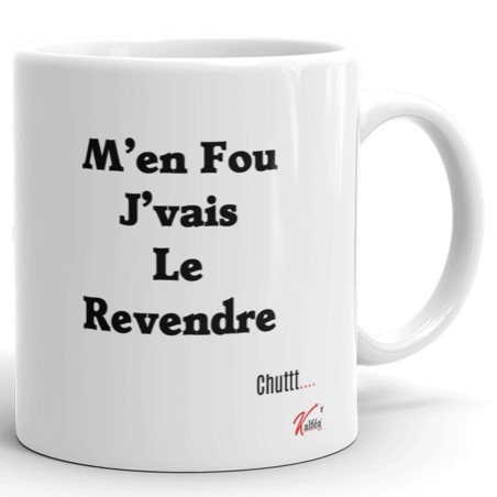 Offrir un cadeau à la con, un mug