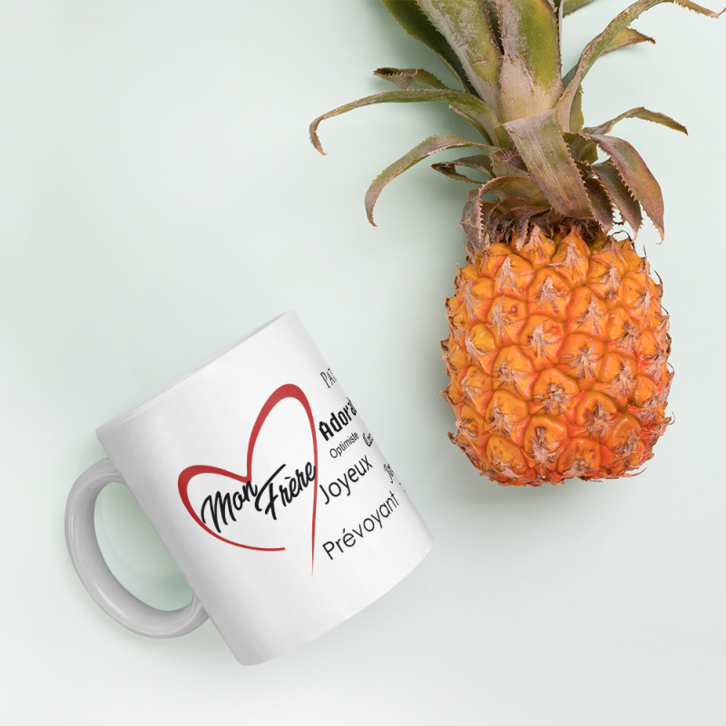 Mug Mon Frère cadeau pour lui dire je t'aime