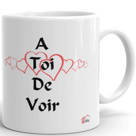 Mug cadeau sexy la café excite le cunni détend