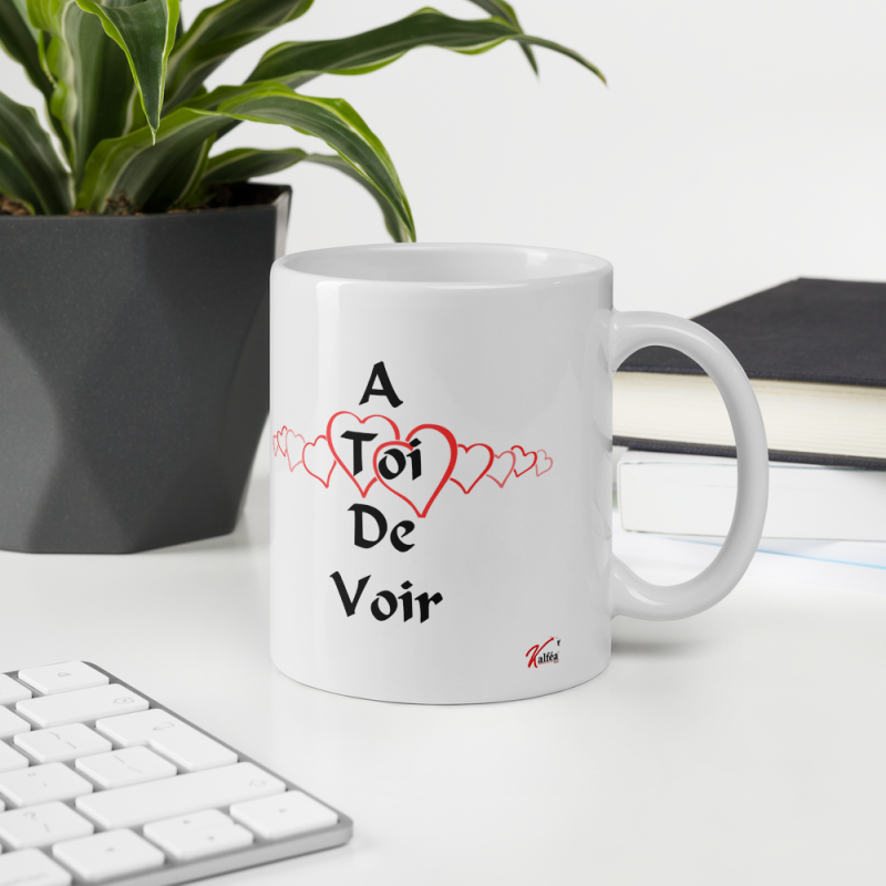 Mug cadeau sexy la café excite le cunni détend
