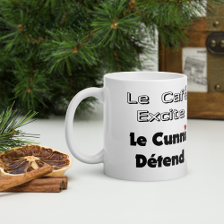 Mug cadeau sexy la café excite le cunni détend