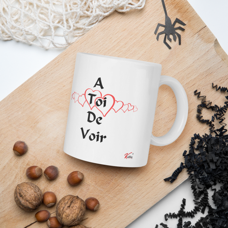 Mug cadeau sexy la café excite le cunni détend