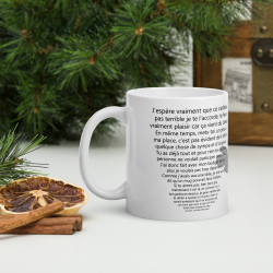 Mug cadeau avec texte chiant et drôle