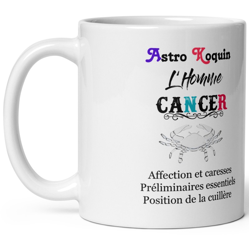 Tasse cancer sexy pour homme