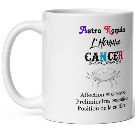 Tasse cancer sexy pour homme