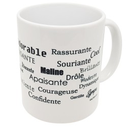 Mug je t'aime Maman avec compliments
