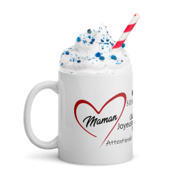 Mug je t'aime Maman avec compliments