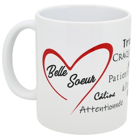 Mug Belle soeur pour lui dire je t'aime