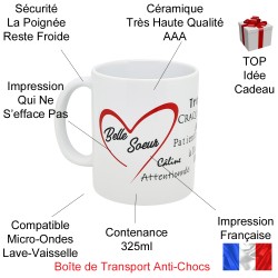 Mug Belle soeur pour lui dire je t'aime