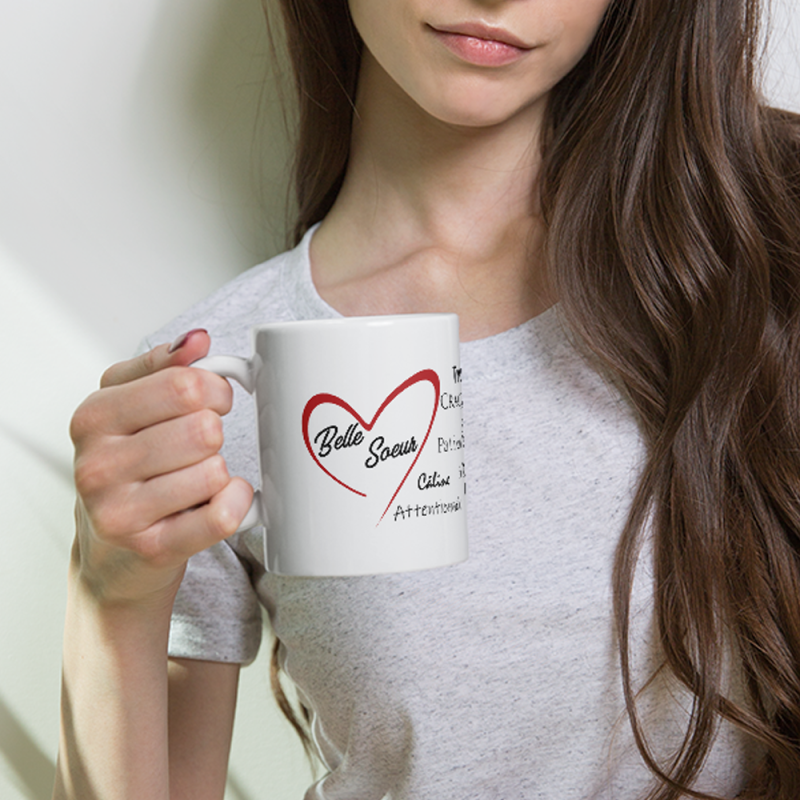 Mug Belle soeur pour lui dire je t'aime