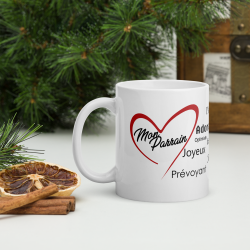 Mug cadeau Mon Parrain pour lui dire je t'aime