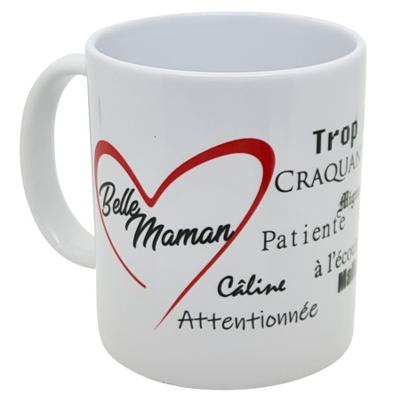 Mug cadeau Belle Maman pour lui dire je t'aime