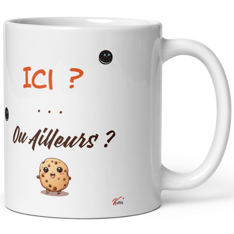 Mug humoristique viens tremper ton biscuit
