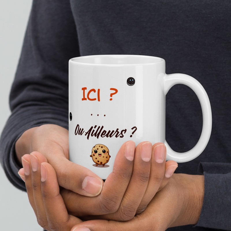 Mug humoristique viens tremper ton biscuit