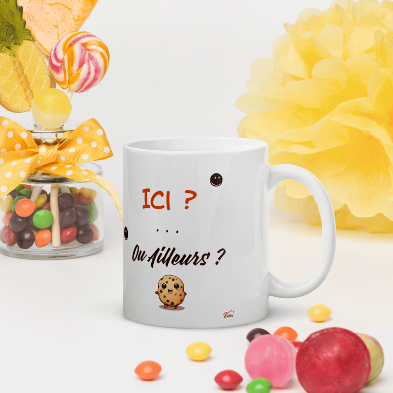 Mug humoristique viens tremper ton biscuit