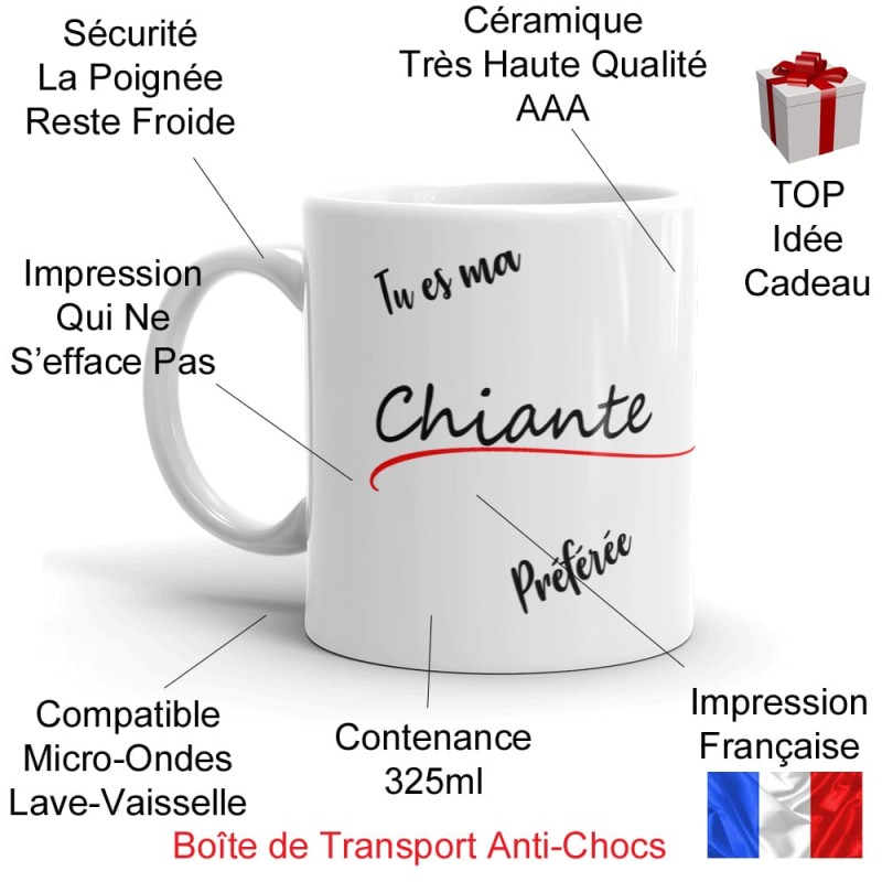 Offrir un mug ma chiante préférée