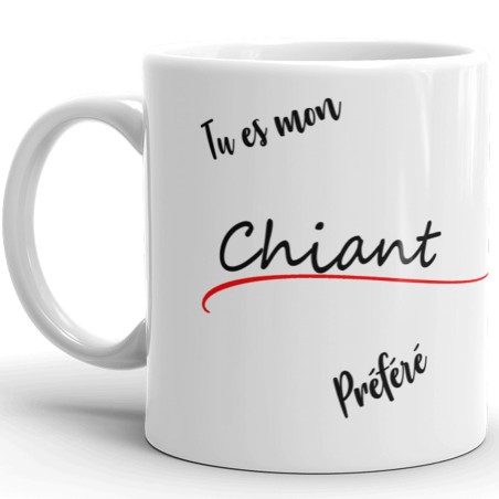 Tasse cadeau mon chiant préféré