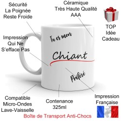 Tasse cadeau mon chiant préféré