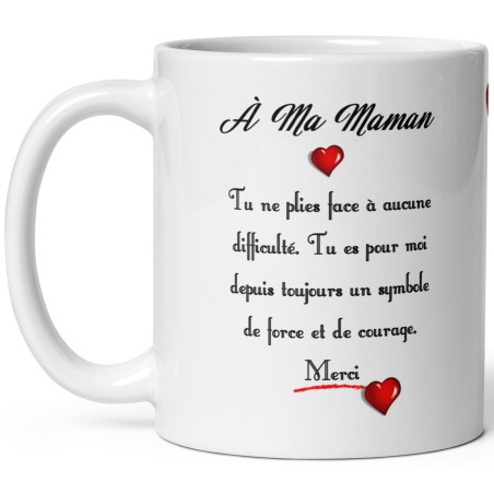 Mug maman cadeau je t'aime
