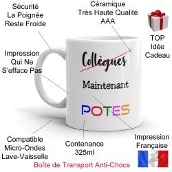 Mug collègue pote à offrir en cadeau