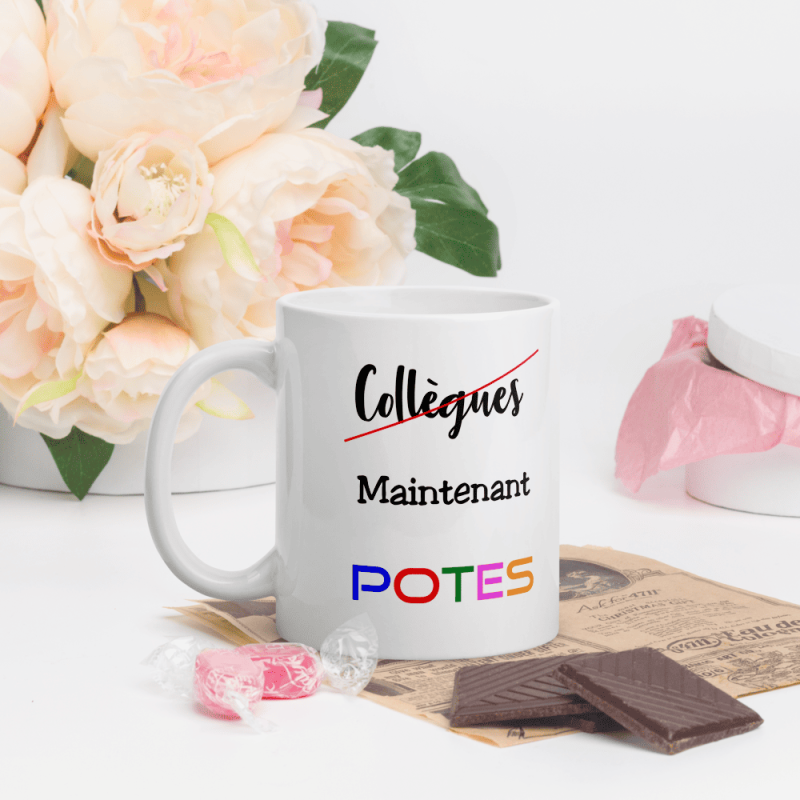 Mug collègue pote à offrir en cadeau