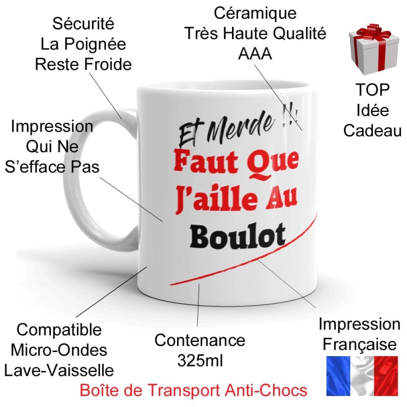 Mug merde faut aller au boulot