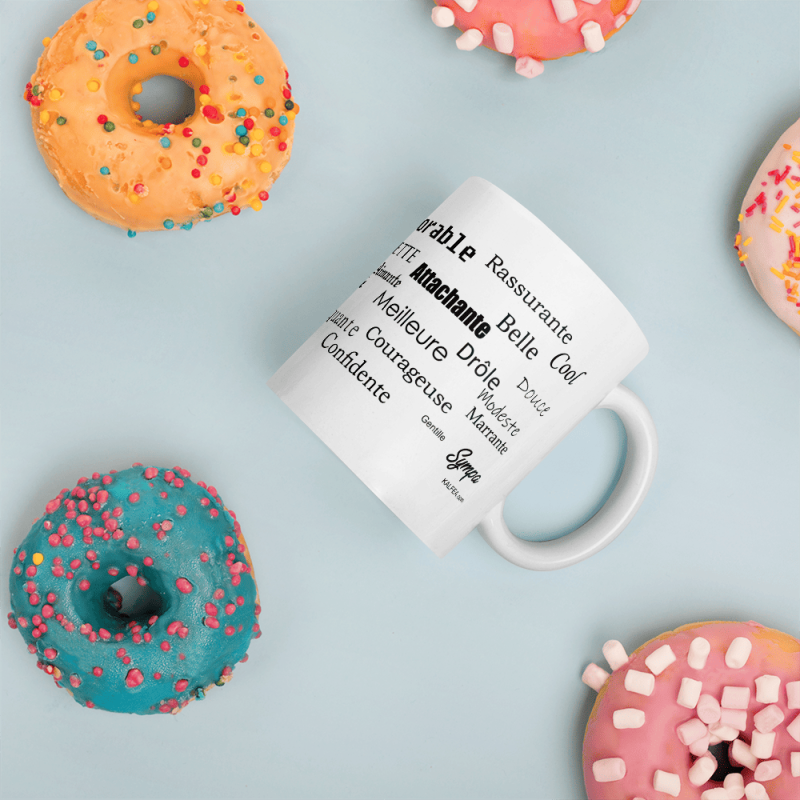 Mug je t'aime Mamie coeur rouge