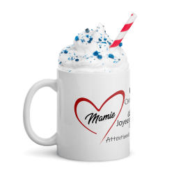 Mug je t'aime Mamie coeur rouge