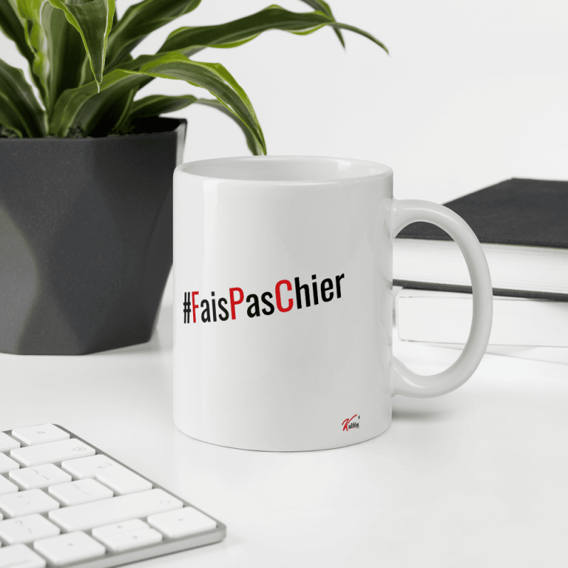 Mug drôle bonjour ça va ? doigt d'honneur cordialement