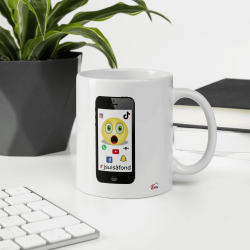 Mug cadeau pour adolescent avec réseaux sociaux