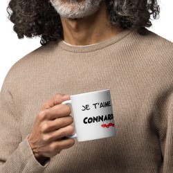 Mug je t'aime connard, cadeau drôle pour son chérie