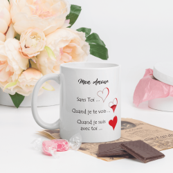 Mug qui explique comment je t'aime