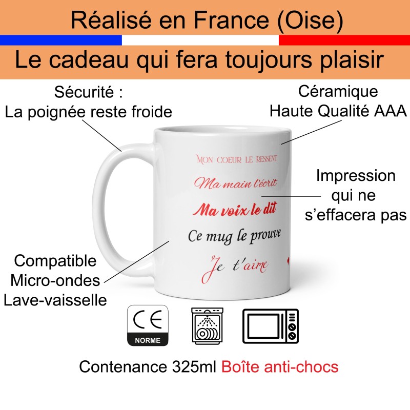 Tasse pour dire je t'aime d'une autre façon