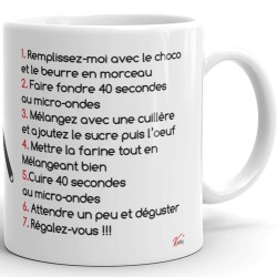 Mug cake à offrir
