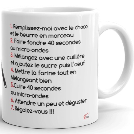 Mug cake à offrir