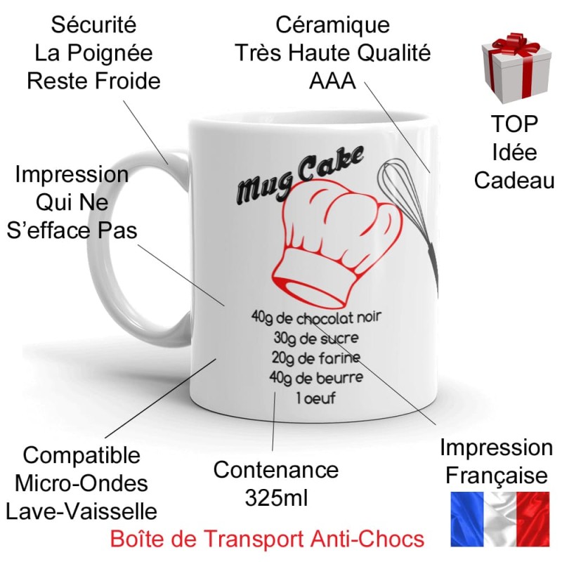 Mug cake à offrir