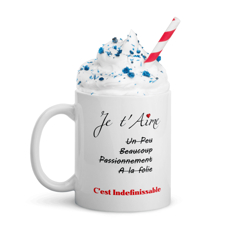 Mug je t'aime poésie et tendresse