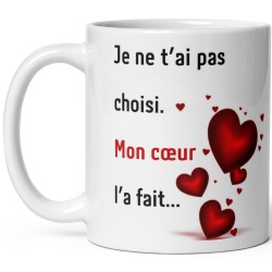 Mug amour mon coeur t'a choisi