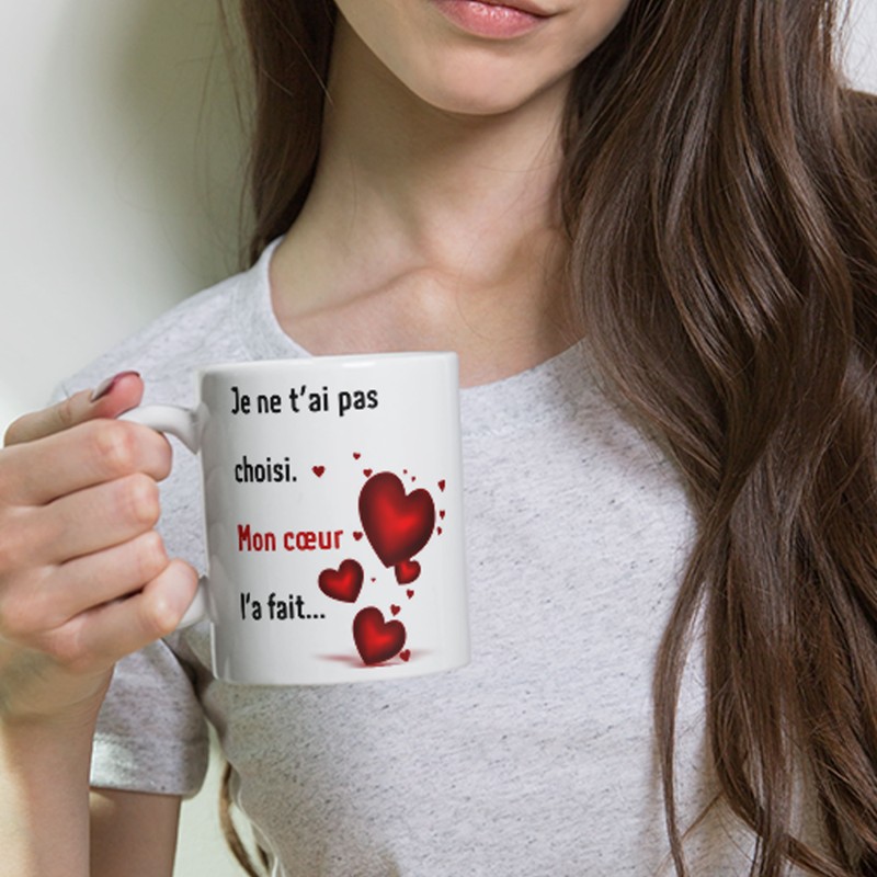 Mug amour mon coeur t'a choisi