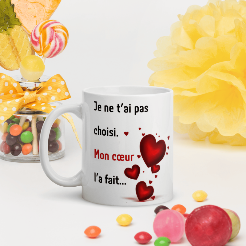 Mug amour mon coeur t'a choisi