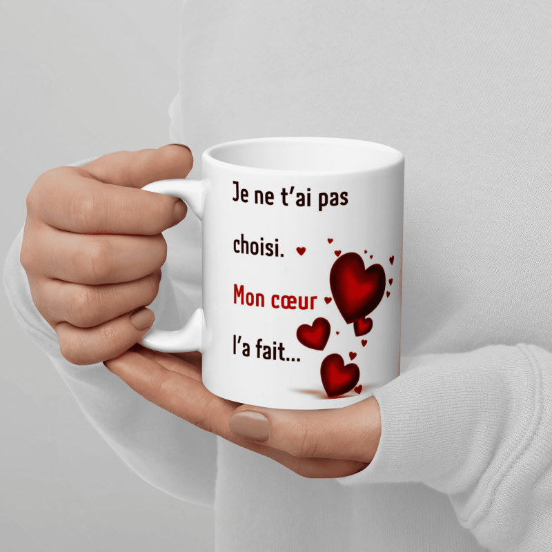 Mug amour mon coeur t'a choisi