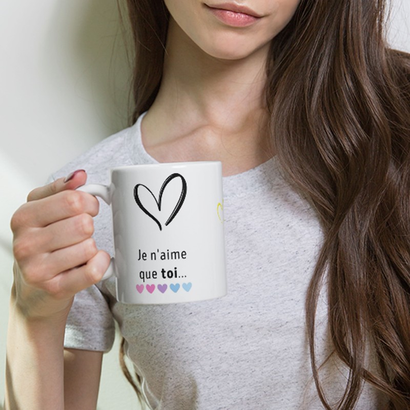 Mug cadeau je n'aime que toi