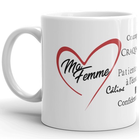 Tasse cadeau pour ma femme