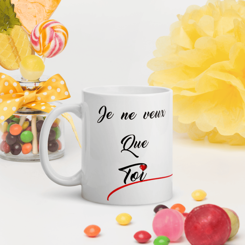 Tasse d'amour je ne veux que toi à offrir en cadeau