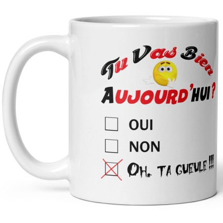 Acheter un mot drôle ca va ? Ta gueule