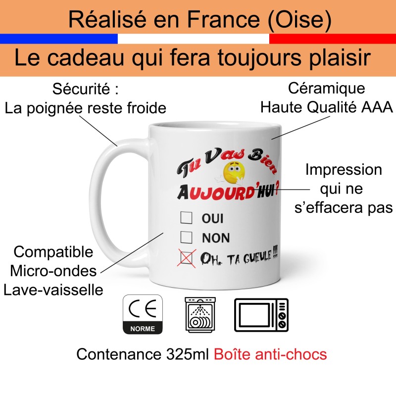 Acheter un mot drôle ca va ? Ta gueule